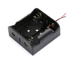 Quality D Battery Holder 1.5V 1 2 3 4 Position Connector Cell Box with Wire