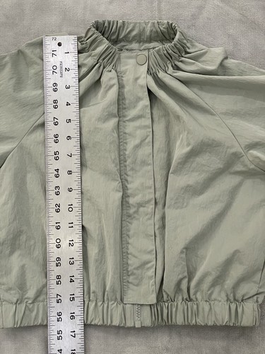 ZARA Kids Jacket Girls Size 8–9 Mint Green Lightweight Spring Coat - Picture 13 of 15