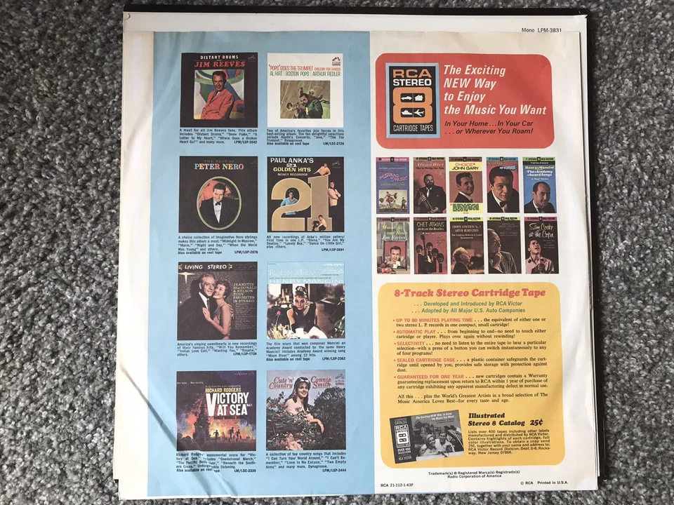 Bobby Bare Lp A Bird Named Yesterday 1967 LSP-3831 RCA Victor Dynagroove VG Cond - Image 3 of 4