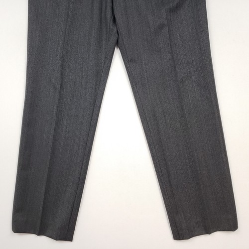 Traje de Lana Hackett Gris Espiga 40R Chaqueta 32W Pantalón 2 Piezas Ajuste Regular - Imagen 16 de 24