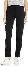 Vince Camuto 188126 Womens Casual Ponte Skinny Ankle Pants Solid Black Size 6
