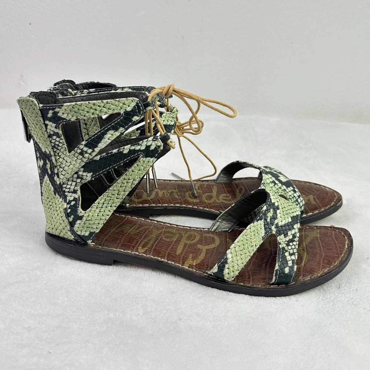 Sam edelman snakeskin sandals sale