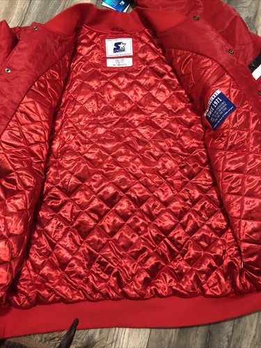 NWT'S Starter Tampa Bay Buccaneers NFL Satin Jacket Men’s 3XL Double Sided - Picture 8 of 8