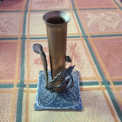ARTS & CRAFT COPPER BUD VASE