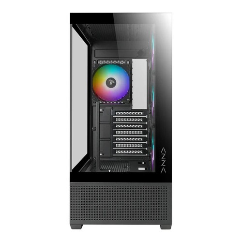 Gamer Gaming Tower Gehäuse AZZA Tiara 501B Black 4x ARGB Lüfter USB 3.0 - NEU - Bild 2 von 9