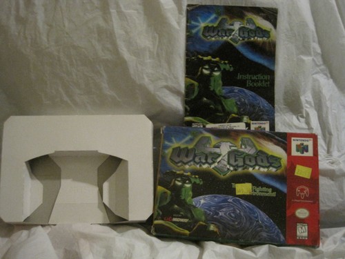 War Gods-Nintendo 64 N64~Booklet, Insert & Box only~LBDLJ - Picture 7 of 10