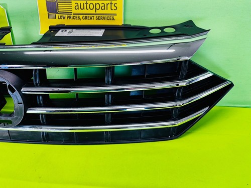 2019 2020 2021 VOLKSWAGEN JETTA FRONT UPPER BUMPER CHROME GRILLE GRILL OEM - Picture 10 of 12