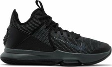 Nike LeBron Witness 4 Triple Black LeBron James Basketball Shoes NEW