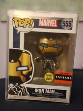 Iron Man Model 39 #555 Marvel Figura In Vinile Glow In The Dark (Edizione Limitata AAA Anime) Con Custodia Protettiva Ecotek - 2