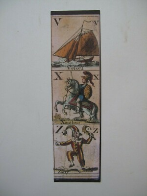 Bodleian Library, A Fancy Battledore, 1806 - Vessel, Xanthus, Zarry - bookmark