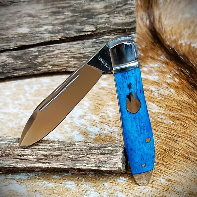 RoseCraft Blades Tanasi Lake Tear Drop RCT017 D2 Spear Point Bora Bora Blue Bone