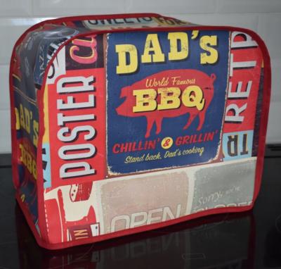 Kenwood CHEF Food Mixer Dust Cover Diner design vinyl fabric - Main Image