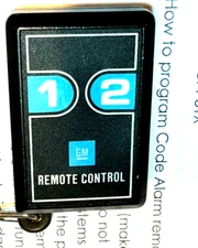 Code ALarm GOH3Y KCA-UTX car starter FOB TRANSMITTER KEYFOB CLICKER CONTROL gm