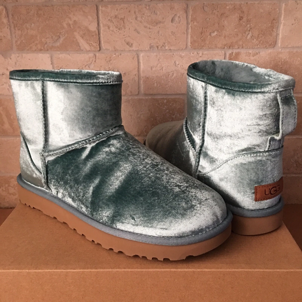 Uggs silver cheap metallic boots