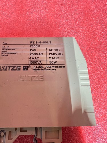 LUTZE RELAY MODULE RE 3-4-001/2/G - Picture 3 of 3