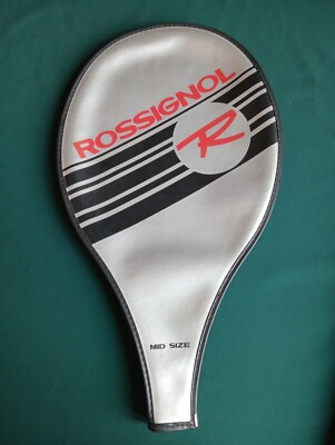 Raquette De Tennis Vintage Rossignol F200 Carbon - Début Des Années 80 - Avec Son étui D'origine