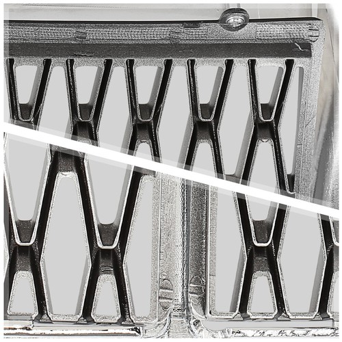 For 2003-2012 Range Rover{AUTOBIOGRAPHY STYLE}Chrome/Silver Fender Grille Grill - Bild 3 von 4
