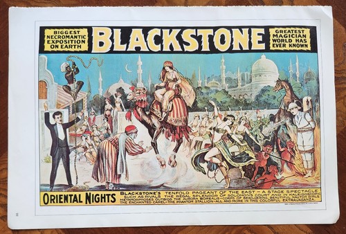 Harry Blackstone Sr. posters from book 100 Years of Magic Posters, 1976 - Picture 2 of 4