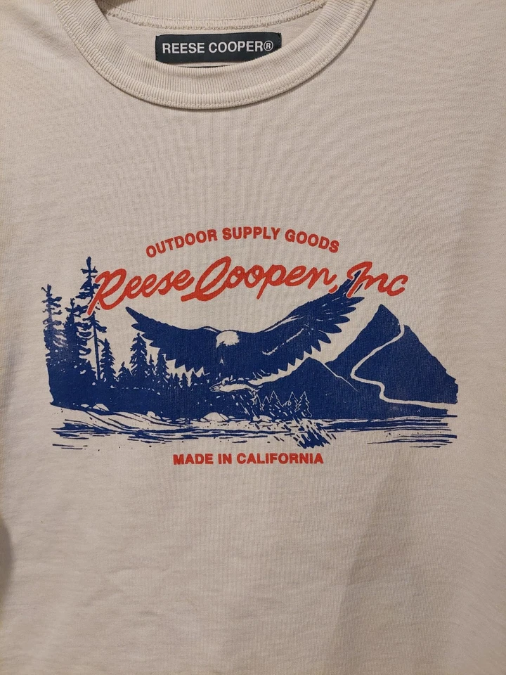 Reese Cooper - Camiseta Estampada Algodón Pesado - Neutrales XL Tonificado Marfil/Blanco Foto 2 de 4