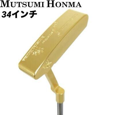 HONMA putter Mutsumi MH-282M Gold IP 34 Golf Club Golf Clubs HONMA putter Mutsumi MH-282M Gold IP 34 Golf Club Golf Clubs