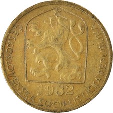 #926355 Coin, Czechoslovakia, 20 Haleru, 1982