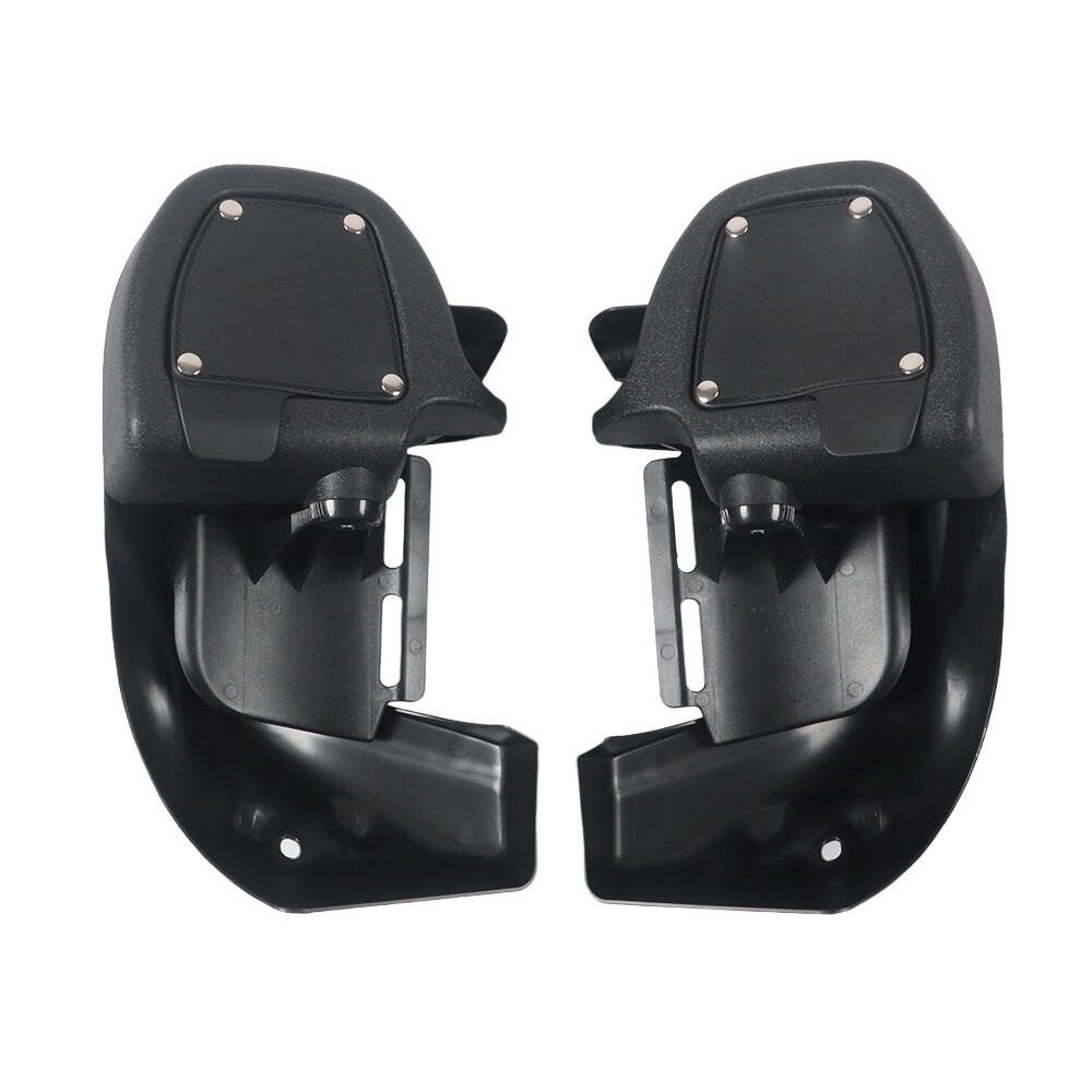 Black Lower Vented Leg Fairing For 83-13 Harley Touring