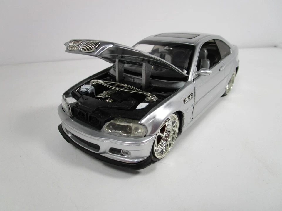 JADA 1/24 EURO-ESPECIFICACIÓN PLATA BMW AC SCHNITZER S3 USADO MUY BONITO *EMISIÓN* SIN CAJA Foto 3 de 4