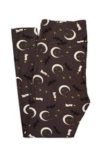 Os LuLaRoe Leggings Halloween Bats Moon Stars On Gray Fits 2/10