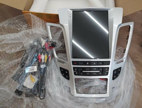 10.4" Android Navigation Car Gps Stereo Tesla Style For Cadillac Cts 07-16 4+64 - Foto 1 di 22