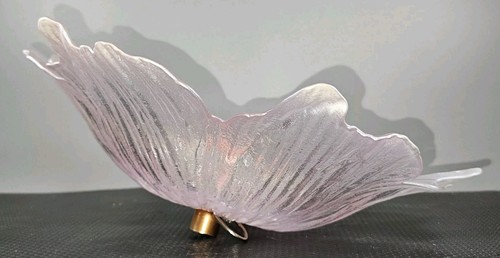 Beautiful Art Glass Flower And Rose Wall Art 11¼" Wide - Picture 6 of 15