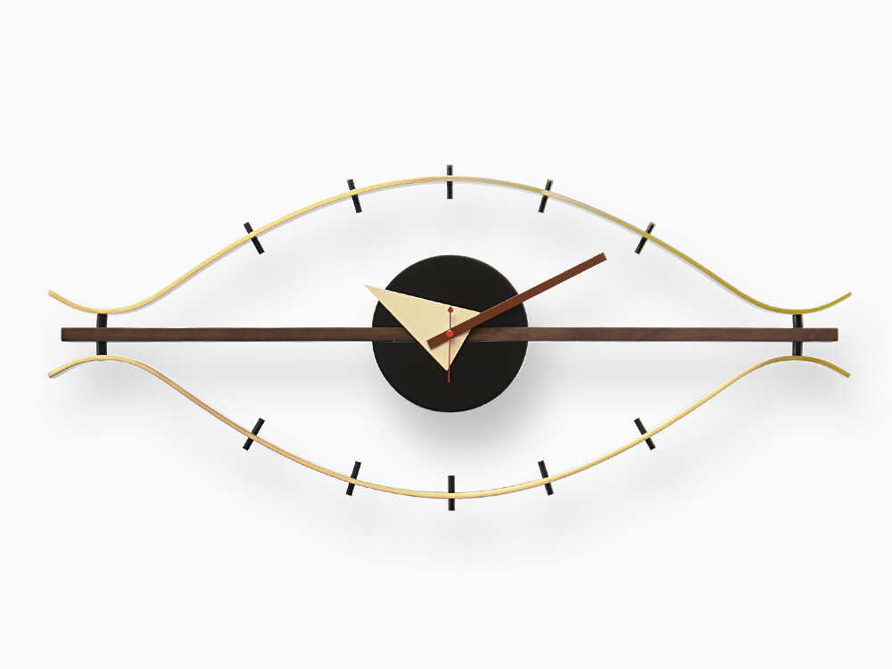 George Nelson Eye Clock Modern Analog Wall Clock W/76cm H