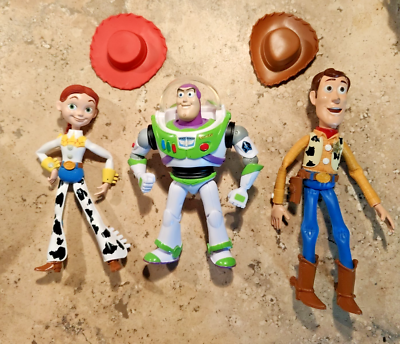 Disney Pixar Sheriff Woody Buzz Lightyear Jessie Doll Toy