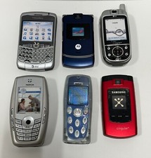 Vintage Store model Radio shack Cellphones Prop Model lot of 6 Nokia, Samsung LG