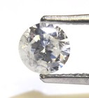 GIA loose certified .45ct H I3 Loose Brilliant round cut diamond ESTATE VINTAGE — photo 4