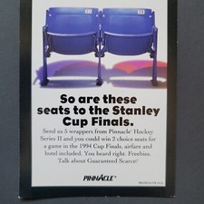 Hockey Entry Form for STANLEY CUP FINALS TICKETS 1993-94 Tough to find Expired