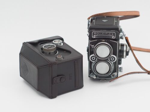 ZHOU Leather Full Case fit Rolleiflex 2.8F/E/D 3.5F/E/D w/ Rolleikin Kit 2022ver - Picture 1 of 12