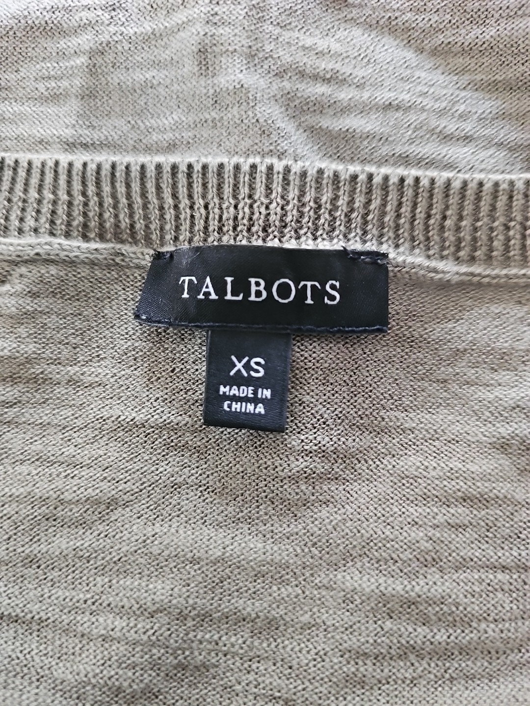 Talbots Moss Green Lightweight Pullover Sweater s… - image 9