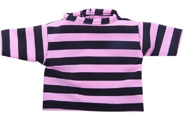Separates, T-Shirts, Striped *6 Solid Colors, Designed for 18-Inch Dolls