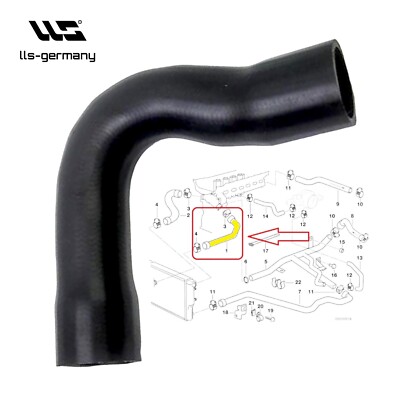 Lls-germany Radiator Coolant Hose – Fits BMW 5 Series E39 520i 523i 528i, OE 11531740474