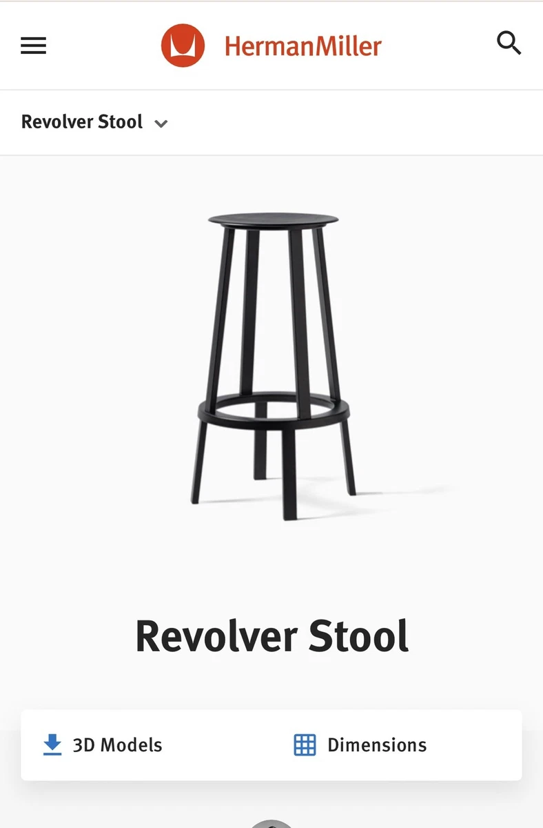 Revolver stool Counter Height. Price is for 4 Stools. Black