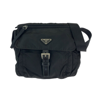 Authentique PRADA Tessuto Triangle avec Logo Sac Bandoulière Messenger populaire Bag Nylon