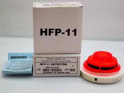 SIEMENS HFP-11 FIRE ALARM SMOKE HEAT DETECTOR HFP11 SET OF FOUR