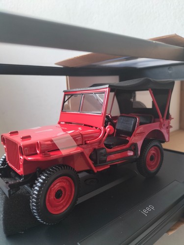 Norev Jeep 1942 Red 1/18 189014 10 1019