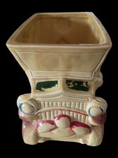 Vintage Japanese Ceramic Planter 6" H X 7"