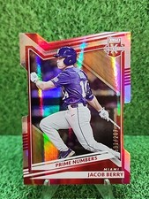 2022 Elite Extra Edition Base Prime Numbers C Die-Cut #6 Jacob Berry /207