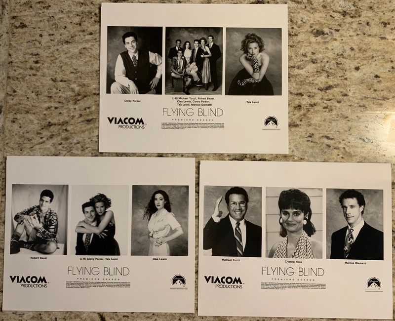 RARE Flying Blind Television Show Press Kit Photo TV 1992 Corey Parker Téa Leoni