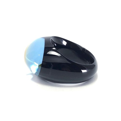 Genuine Baccarat Tango Scarab Crystal Ring Size 15/BC374 Box included - Picture 11 of 15
