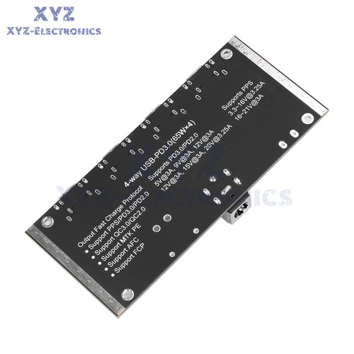 4-way PD65W Fast Charging Module Type-C USB Support PD3.0/2.0 QC3.0/2.0 FCP AFC - Picture 11 of 17