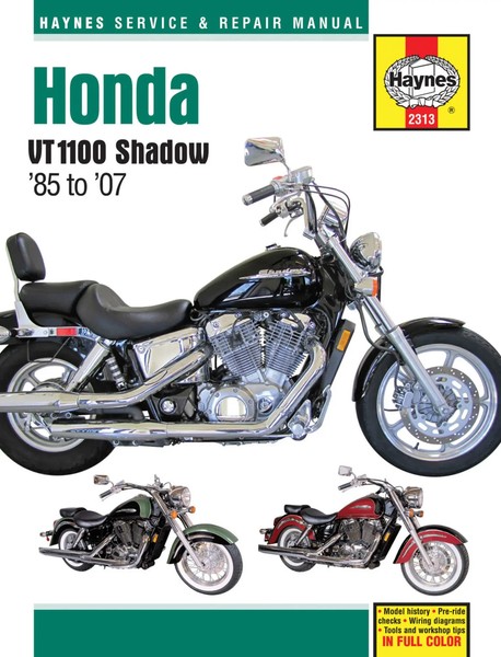 Honda VT1100 Shadow (85-07) Haynes Repair Manual Haynes Publishing Taschenbuch-image