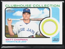 2022 Topps Heritage #CCR-MC Matt Chapman Clubhouse Collection Relics High Number